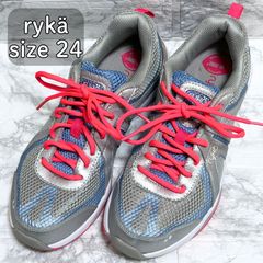 7080)未使用・ryka フィットネスシューズ ホワイト シルバー23cm
