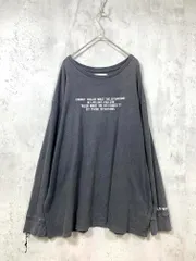 Ungrid アングリッド 112012727701-01 定価6599円 バックフォトロングスリーブTee Tシャツ sizeF/チャコールグレー ■■レディース