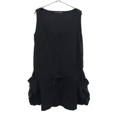 FOXEY NEW YORK フォクシー ニューヨーク ノースリーブ ワンピース 42 ブラック レディース 古着