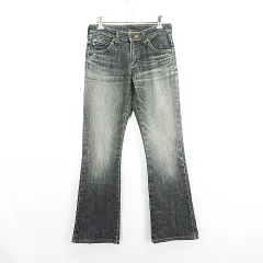 リー LEE 84112 デニム ジーンズ ボトムス ブーツカット ユーズド加工 ストレッチ 27 ブラック ※EKM