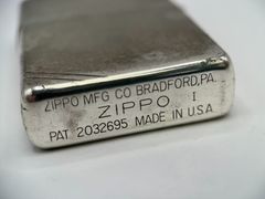 Zippo 1985年製ウィンディ 1937レプリカ ダイアゴナルライン 箱あり 