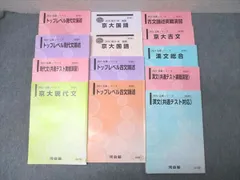 河合塾 京都大学 京大国語/トップレベル現代文/古文論述/漢文 共通テスト対応等 テキスト通年セット 2024 計13冊 083R0D