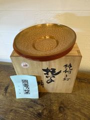富貴堂 鎚起銅器茶托 5枚セット - メルカリ