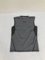 送料無料★UNDER ARMOUR アンダーアーマー　ヒートギア★ノースリーブシャツ　トップス★メンズ　LG #80223sjj18