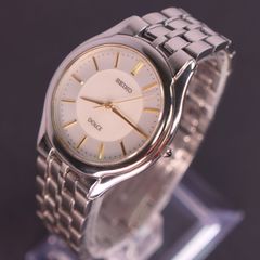 稼働美品】SEIKO オフホワイト文字盤 電池交換済 - メルカリ