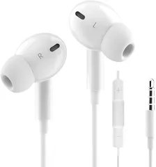 Antool イヤホン 有線 マイク付き 絡み防止 イヤホン イヤホンマイク いやほん イヤフォン インナーイヤー型 通話対応 イヤホン テレワーク在宅勤務 パソコン PC 3.5mm ４極 ctia規格