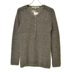 【UNITEDARROWSGreenLabelRelaxing】カシミヤ ヘンリーネック長袖ニットセーター