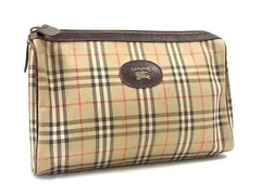 Burberrys バーバリーズ ノバチェック ナイロンキャンバス マルチポーチ マルチケース 小物入れ レディース ベージュ系 DL1200