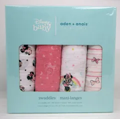 エイデンアンドアネイ ディズニー おくるみ4枚セット 未開封品