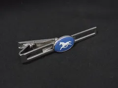 ■極美品■ WEDGWOOD ウェッジウッド ジャスパー ネクタイピン タイクリップ アクセサリー ビジネス 紳士 メンズ シルバー系 DL7725のサムネイル