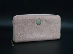 HUNTING WORLD ハンティングワールド レザー ラウンドファスナー 長財布 ウォレット レディース ピンク系 DL9302のサムネイル