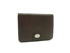 dunhill ダンヒル レザー カードケース カード入れ 名刺入れ メンズ ダークブラウン系 DL9344