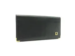 dunhill ダンヒル レザー 二つ折り 長財布 ウォレット 札入れ カード入れ メンズ ブラック系 DL9412