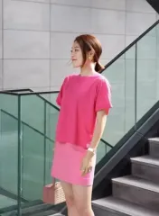 新品 MONTTOTTO ベルト付き ミニ スカート ピンク