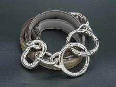 ■美品■ COACH コーチ パテントレザー バッグ用 ショルダーストラップ 斜め掛け レディース グレー系 DM1586