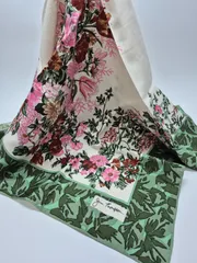 【used品】美品！JIM THOMPSON レディーススカーフ タイシルク100%