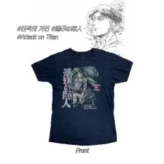 進撃の巨人 リヴァイ ヴィンテージ オタク 半袖 Tシャツ 日本 オタク エレン