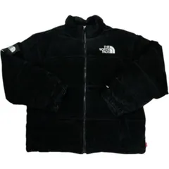 Size【M】 SUPREME シュプリーム ×THE NORTH FACE 23AW Suede Nuptse Jacket Black ダウンジャケット 黒 【中古品-良い】 20836648