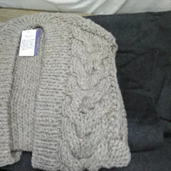 レディース ファッション リバーシブルコート＆手編み風ベスト Mサイズ 未使用品 T420