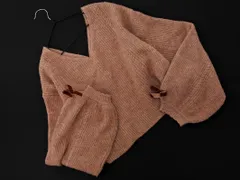 axes femme アクシーズファム バックオープン ニット セーター sizeF/ピンク ◇■ レディース