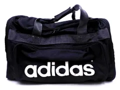 adidas アディダス オールド ヴィンテージ ロゴ ショルダー 付き 2WAY ボストン バッグ 黒 ■■ メンズ