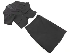 COMME CA ISM コムサイズム セットアップ ジャケット スカート スーツ sizeS/黒 ■◇ レディース