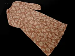 nano universe ナノユニバース 花柄 ワンピース size36/ベージュ ■◇ レディース