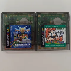 ゲームボーイカラー　ゲームカセット　まとめ売り　マリオゴルフGB　ドラゴンクエスト　2点セット　#m00186