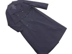 COUP DE CHANCE クードシャンス トレンチ コート size38/紺 ◇■ レディースのサムネイル