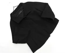 Le souk ルスーク ウール混 スタンドカラー ジャケット size36/黒 ◇■ レディースのサムネイル