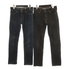 サムシング something Venus Jeans デニム パンツ 2点セット ジーンズ インディゴ グレー 260219E ■GY12