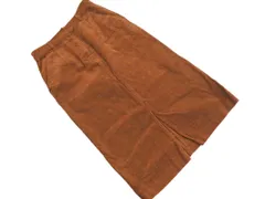 NATURAL BEAUTY BASIC ナチュラルビューティーベーシック コーデュロイ フロントスリット タイト スカート sizeS/ブラウン ◇■ レディース