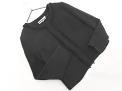 NATURAL BEAUTY BASIC ナチュラルビューティーベーシック ノーカラー ジャケット sizeS/黒 ■◇ レディース