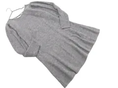 NATURAL BEAUTY BASIC ナチュラルビューティーベーシック ニット ワンピース sizeS/グレー ◇■ レディース