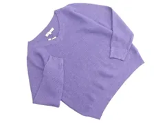 新品 grove グローブ ラメ Vネック ニット セーター sizeM/紫 ◇■ レディース