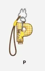 POP MART ラブブ 私の心の中の秘密のパスワード イニシャルP キーホルダー