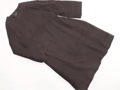 URBAN RESEARCH ROSSO アーバンリサーチロッソ ウール混 ノーカラー コート sizeF/茶 ◇■ レディース