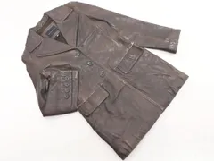 BANANA REPUBLIC バナナリパブリック 本革 レザー コート sizeS/ブラウン ◇■ メンズ