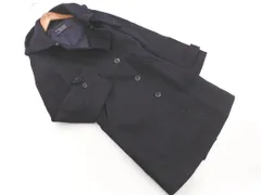 URBAN RESEARCH DOORS アーバンリサーチドアーズ ウール混 2WAY ロング コート size38/紺 ◇■ レディース