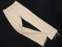 ZARA ザラ カットオフ デニムパンツ size34/ライトベージュ ■■ レディース