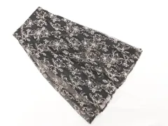 MISCH MASCH ミッシュマッシュ 花柄 刺繍 チュール ロング スカート sizeS/黒 ■◇ レディース