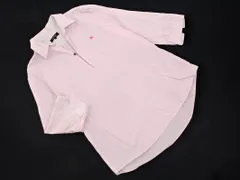 BURBERRY BLACK LABEL バーバリーブラックレーベル ストライプ プルオーバー シャツ size3/白ｘピンク ■◇ レディース