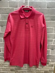 A【A29-73】◇MIZUNO     サイズＬ　ポロシャツ　ピンク