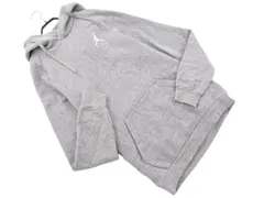 NIKE ナイキ エア ジョーダン ジャンプマン 裏起毛 プルオーバー パーカー sizeS/グレー ◇■ メンズ