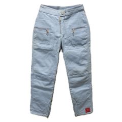 CHANEL シャネル スポーツライン デニムパンツ ライトブルー ココ