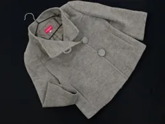 Apuweiser-riche アプワイザーリッシェ ウール混 スタンドカラー ジャケット size1/グレー ◇■ レディースのサムネイル