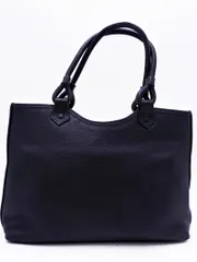 MONTOWA モントワ レザー トート バッグ 黒 ■■ レディース