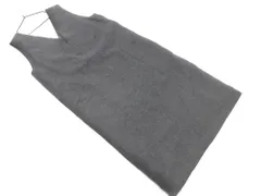 URBAN RESEARCH アーバンリサーチ ヘリンボーン ジャンパー スカート ワンピースsizeF/グレー ◇■ レディースのサムネイル