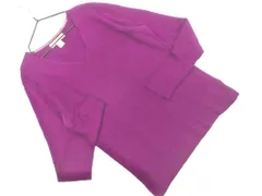 BANANA REPUBLIC バナナリパブリック シルク混 Vネック ニット セーター sizeS/紫 ◇■ レディース