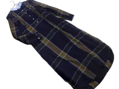 niko and ニコ アンド チェック シャツ ワンピース sizeL/紺 ◇■ レディース